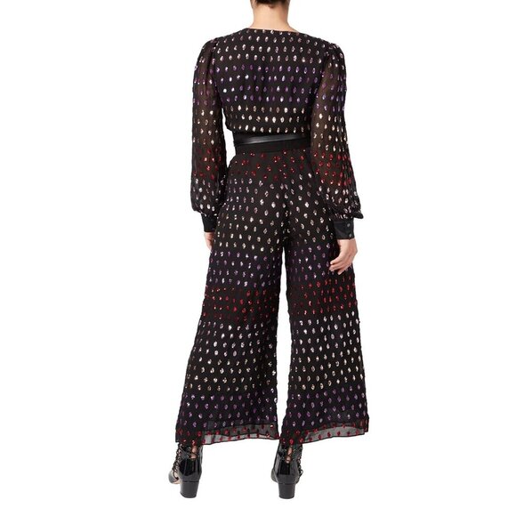 NWT $1720 Temperley London Wendy Sequin Jumpsuit Rainbow Size US 2 - Picture 3 of 8